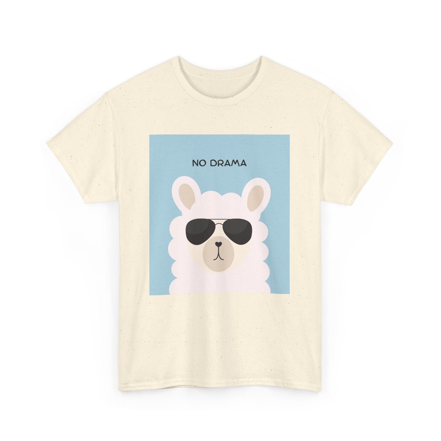 Chill Vibes Tee - No Drama Design, Casual T-Shirt, Gift for Llama Lovers, Everyday Wear, Fun Graphic Shirt