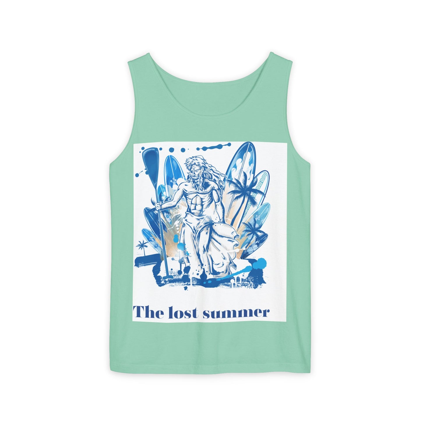 Lost Summer Unisex Tank Top, Beach Wear, Summer Vibes, Casual Top, Vacation Apparel, Gift for Friends