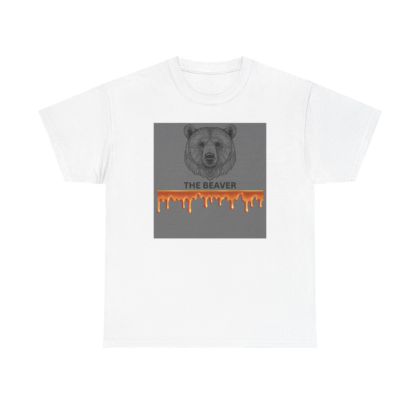 The Beaver Heavy Cotton Tee - Nature-Inspired Graphic T-Shirt