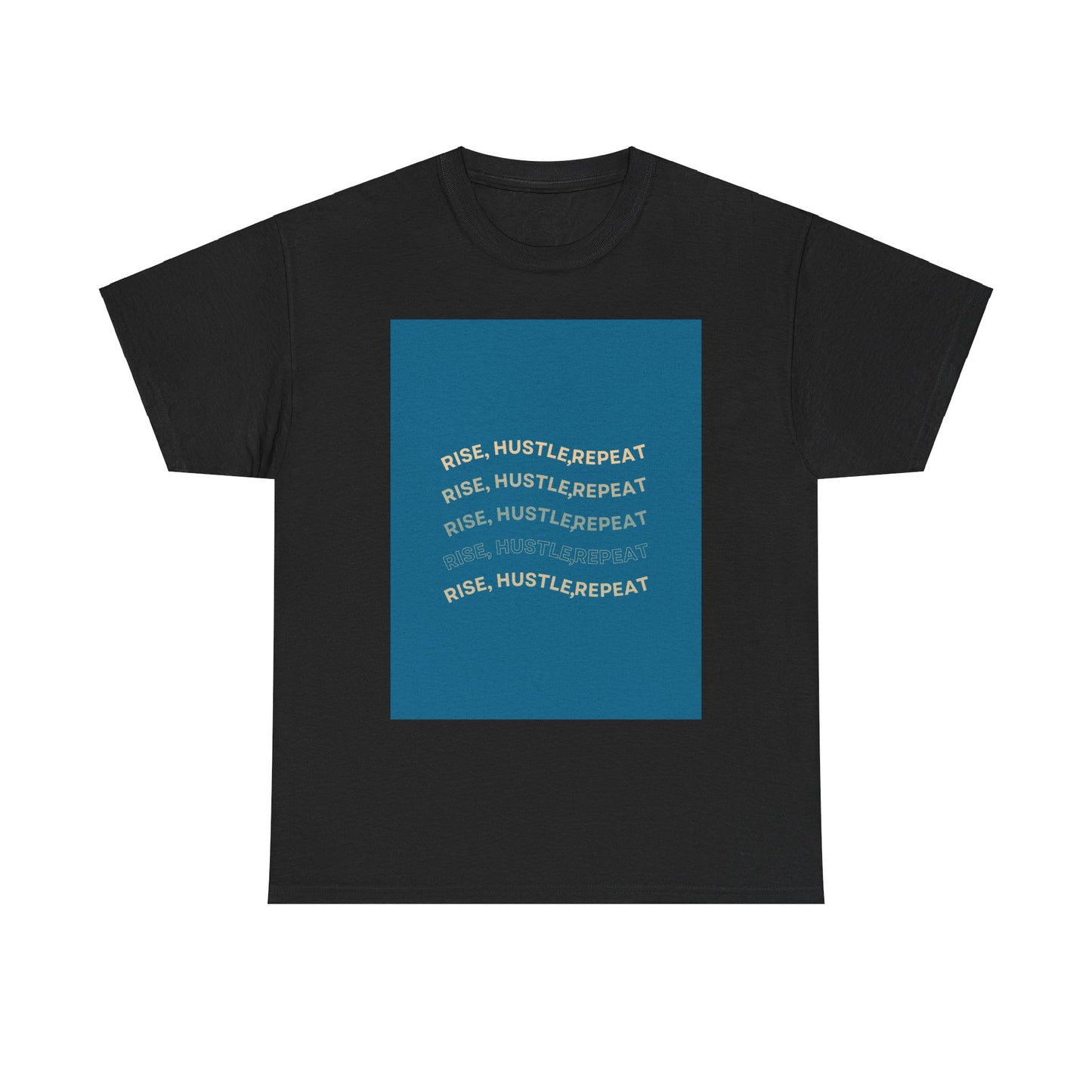 Rise,Hustle, Repeat’ Unisex Heavy Cotton Tee