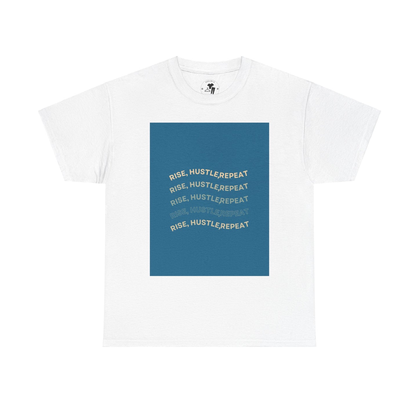 Rise,Hustle, Repeat’ Unisex Heavy Cotton Tee
