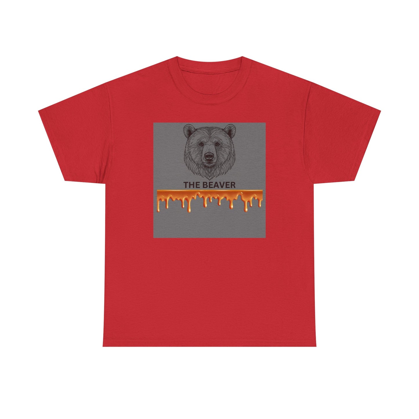 The Beaver Heavy Cotton Tee - Nature-Inspired Graphic T-Shirt