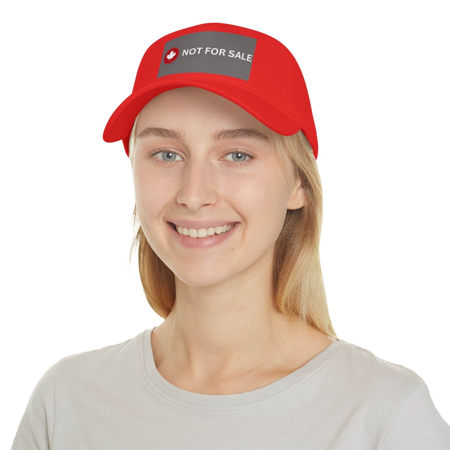 Bold Red Not For Sale Baseball Cap - Casual Streetwear Accessory