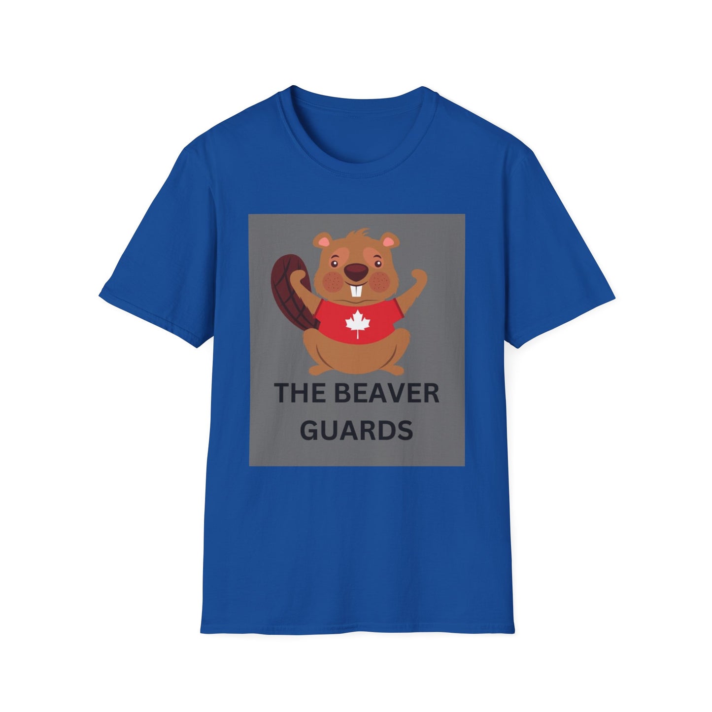 Funny Beaver Guards Unisex T-Shirt - Cute Canadian Animal Design