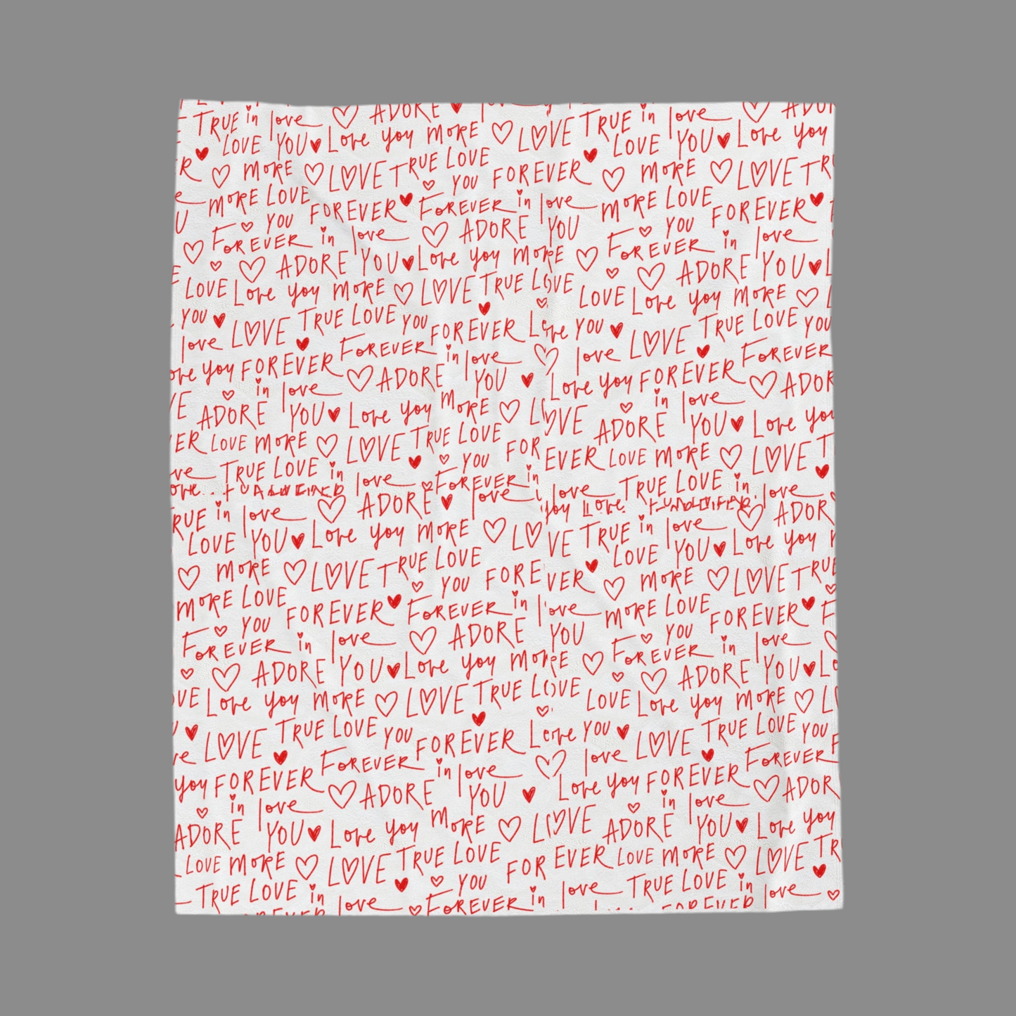 ‘True Love’ Velvet Plush Blanket