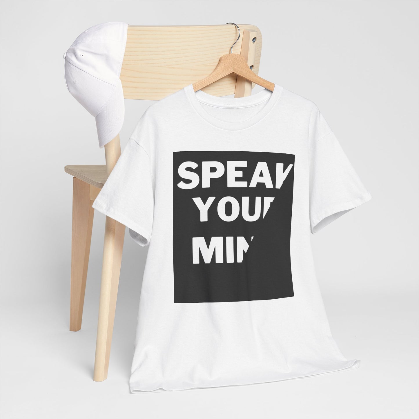 Inspirational Unisex Heavy Cotton Tee - Speak Your Mind