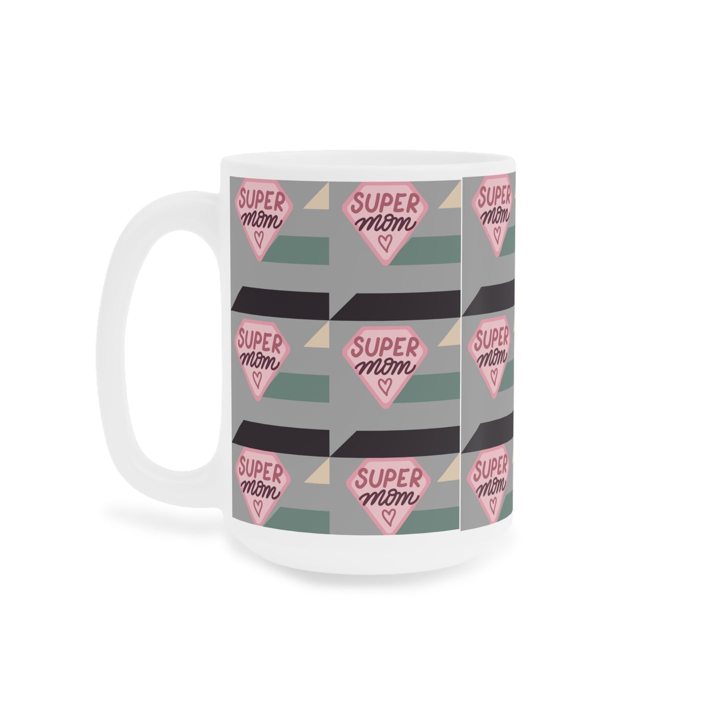 Super Mom Ceramic Mug - Heartfelt Gift for Mother's Day & Everyday Celebrations