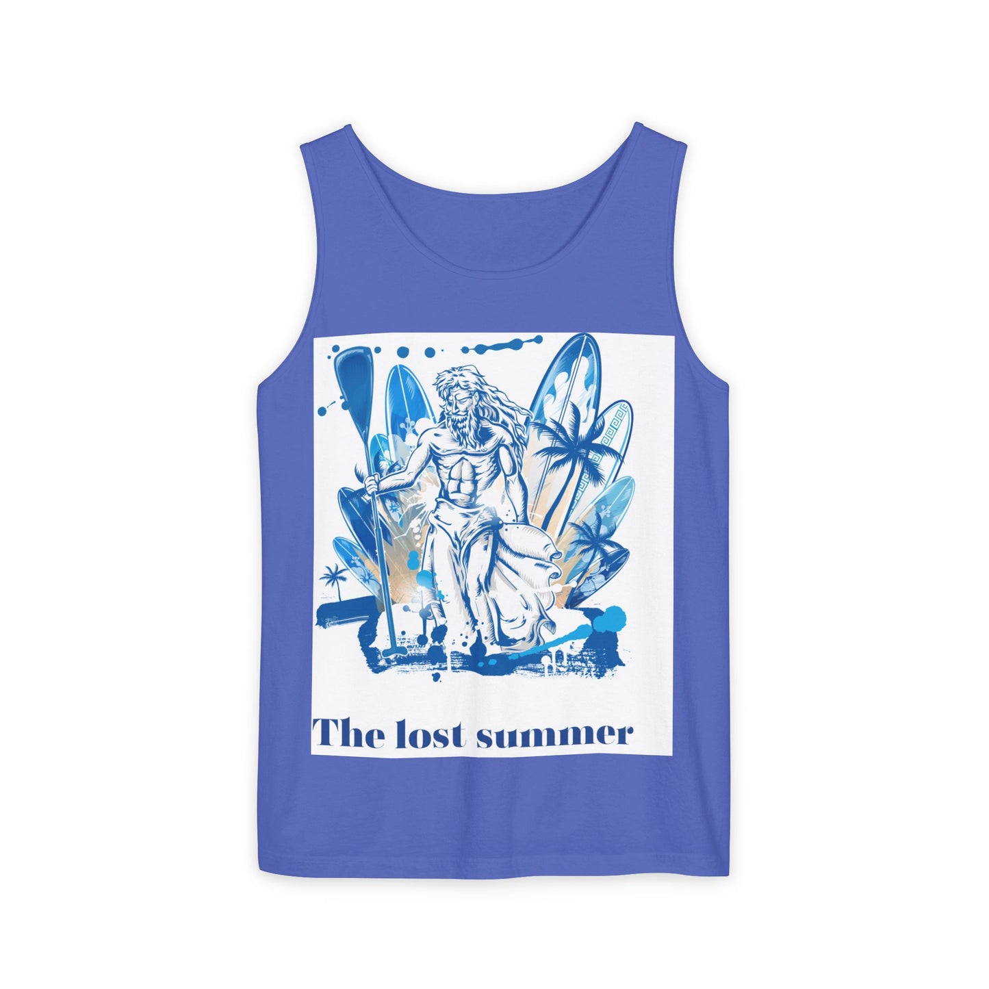 Lost Summer Unisex Tank Top, Beach Wear, Summer Vibes, Casual Top, Vacation Apparel, Gift for Friends