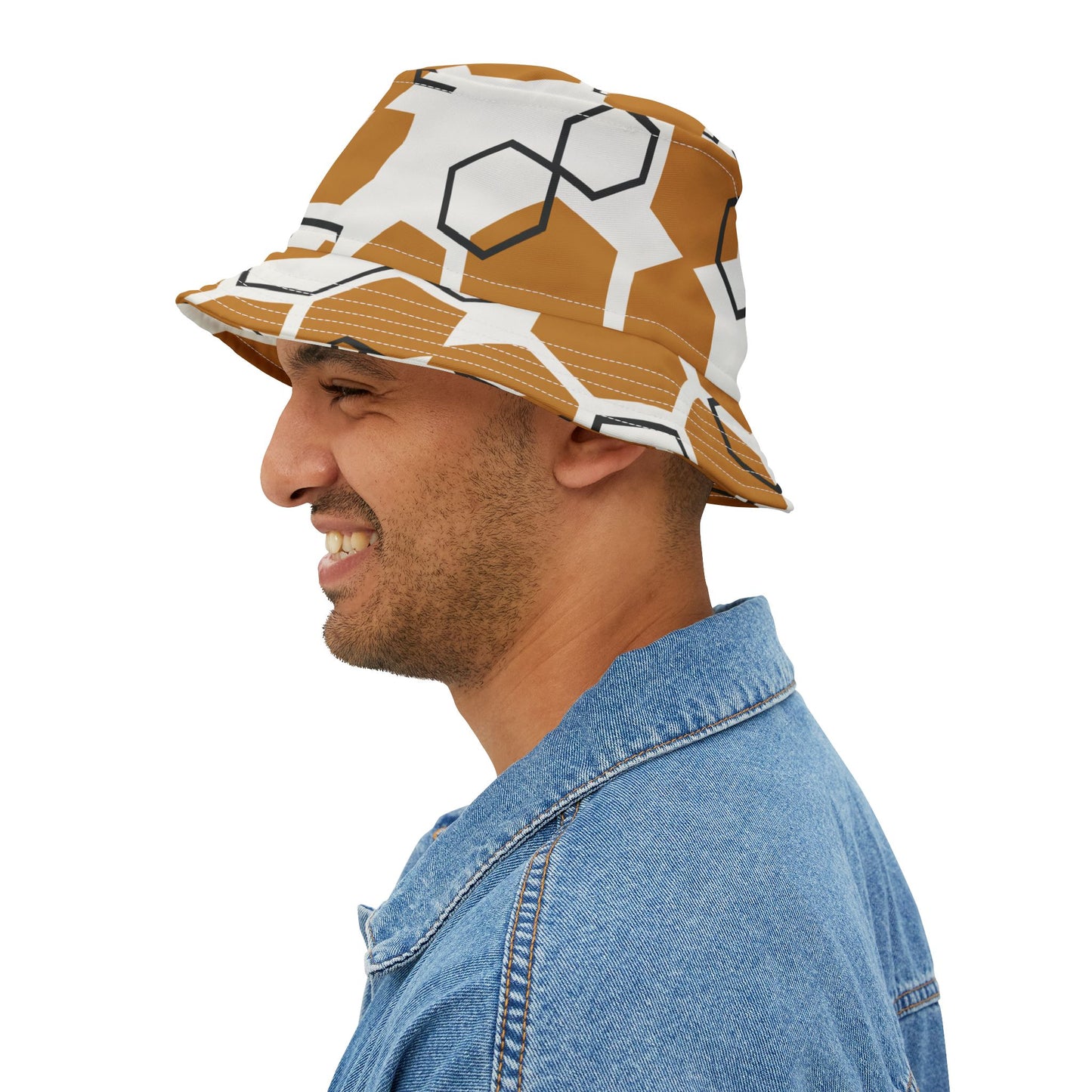 Trendy Bucket Hat, Summer Hat, Stylish Sun Protection, Casual Weekend Wear, Great Gift for Fashion Lovers, Unique Graphic Design