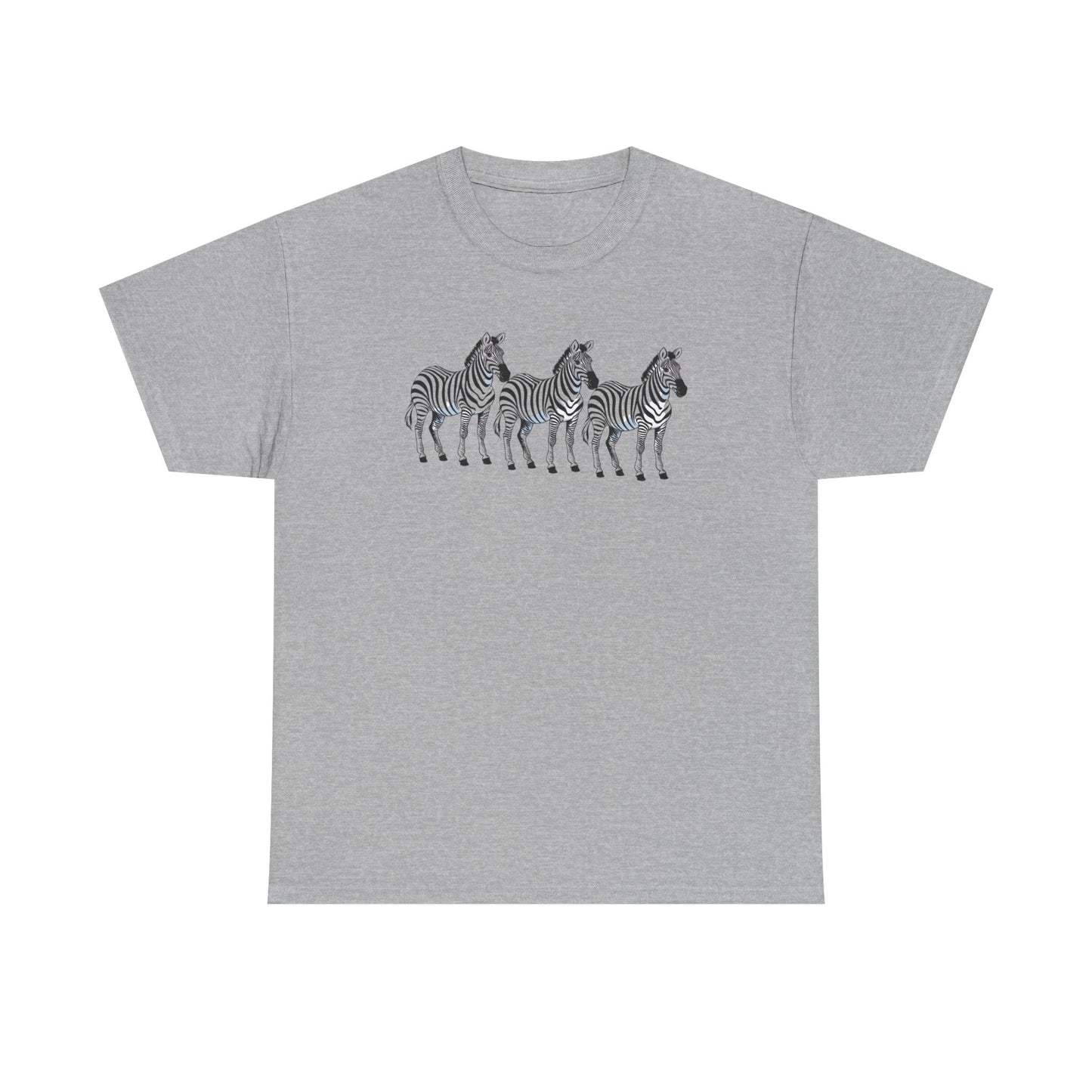 Zebra Print Unisex Heavy Cotton Tee