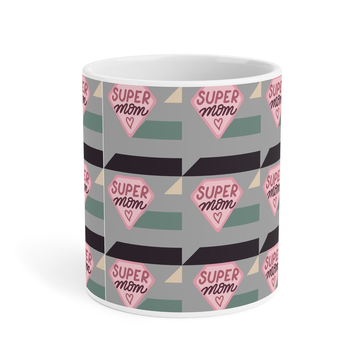 Super Mom Ceramic Mug - Heartfelt Gift for Mother's Day & Everyday Celebrations