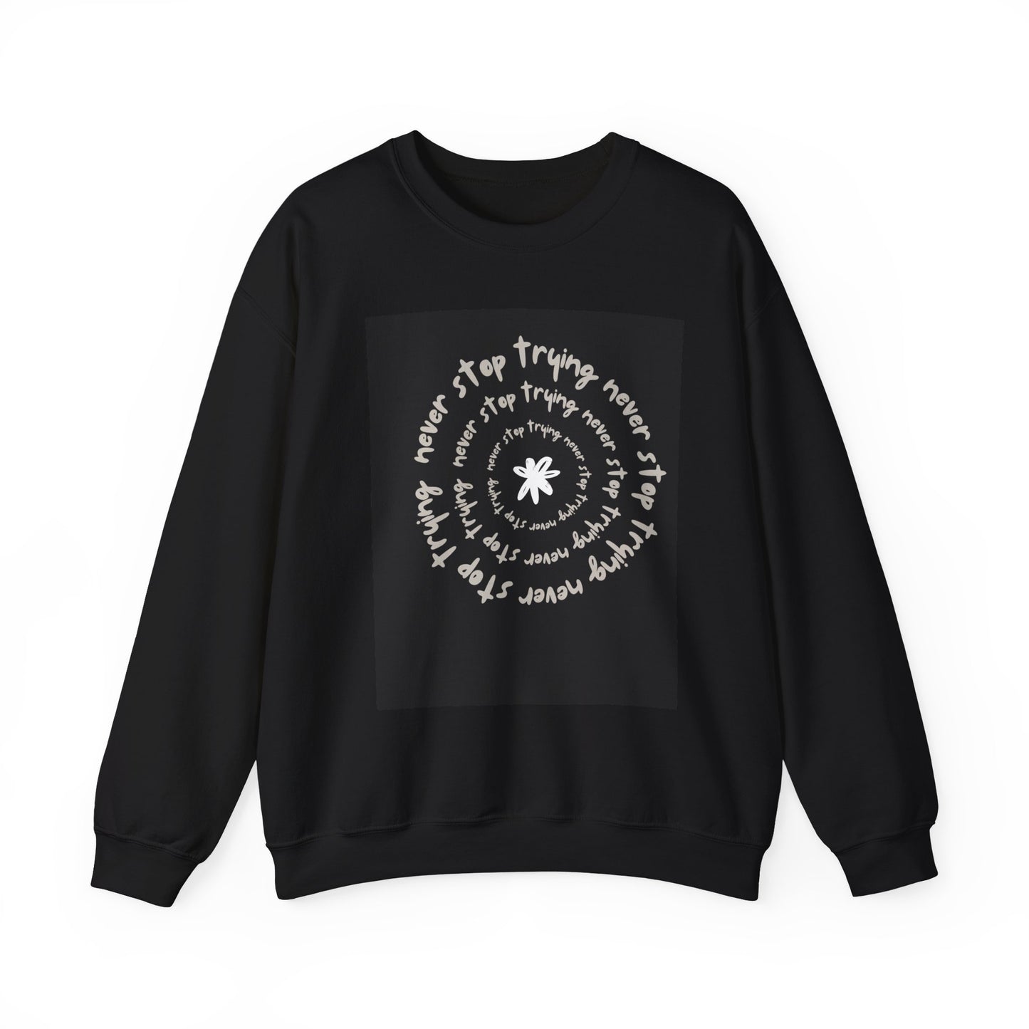 ‘Never Stop Trying’ Unisex Heavy Blend™ Crewneck Sweatshirt