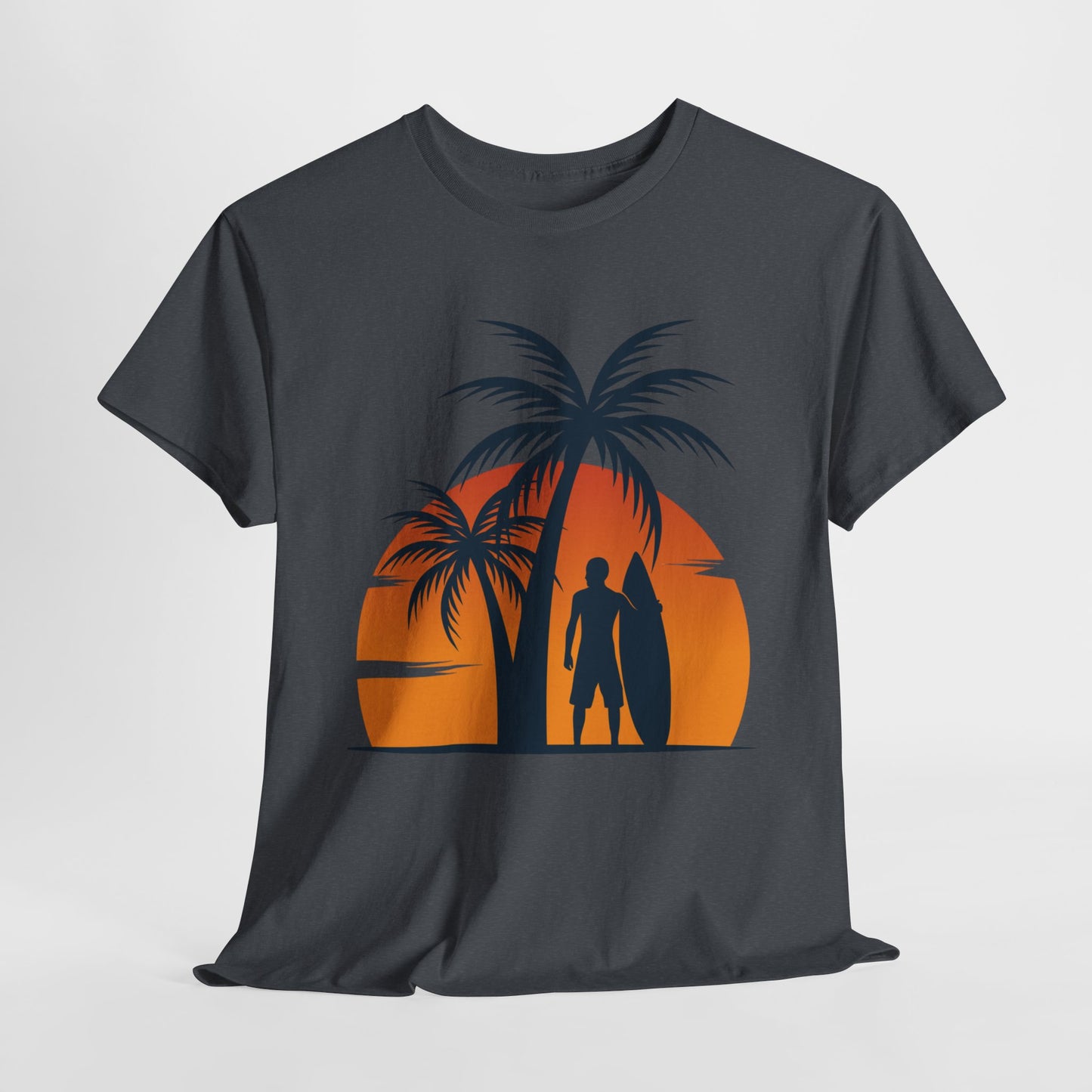 Tropical Sunset Tee, Relaxed Beach Vibes, Perfect for Summer Days, Gift for Beach Lovers, Vacation Essentials, Casual Wear