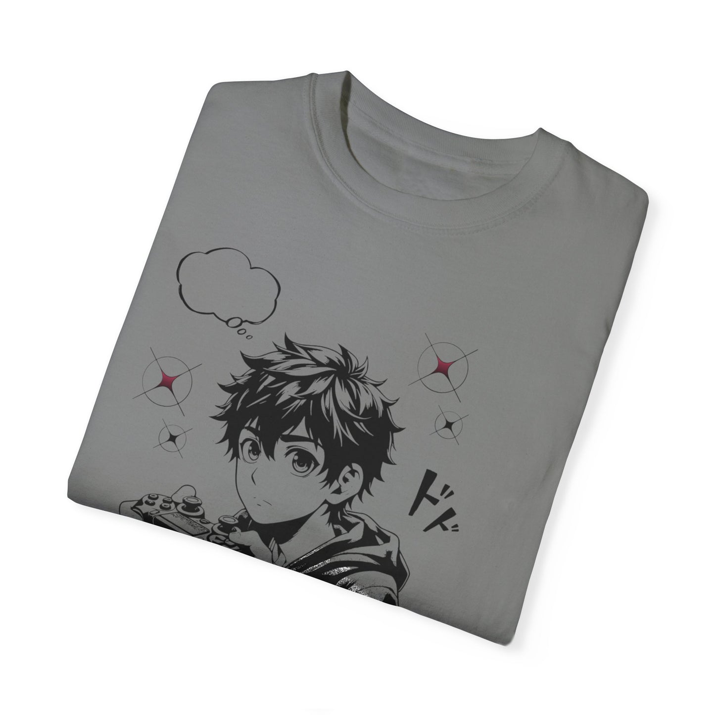 Anime 'Live to Play' Unisex Garment-Dyed T-Shirt