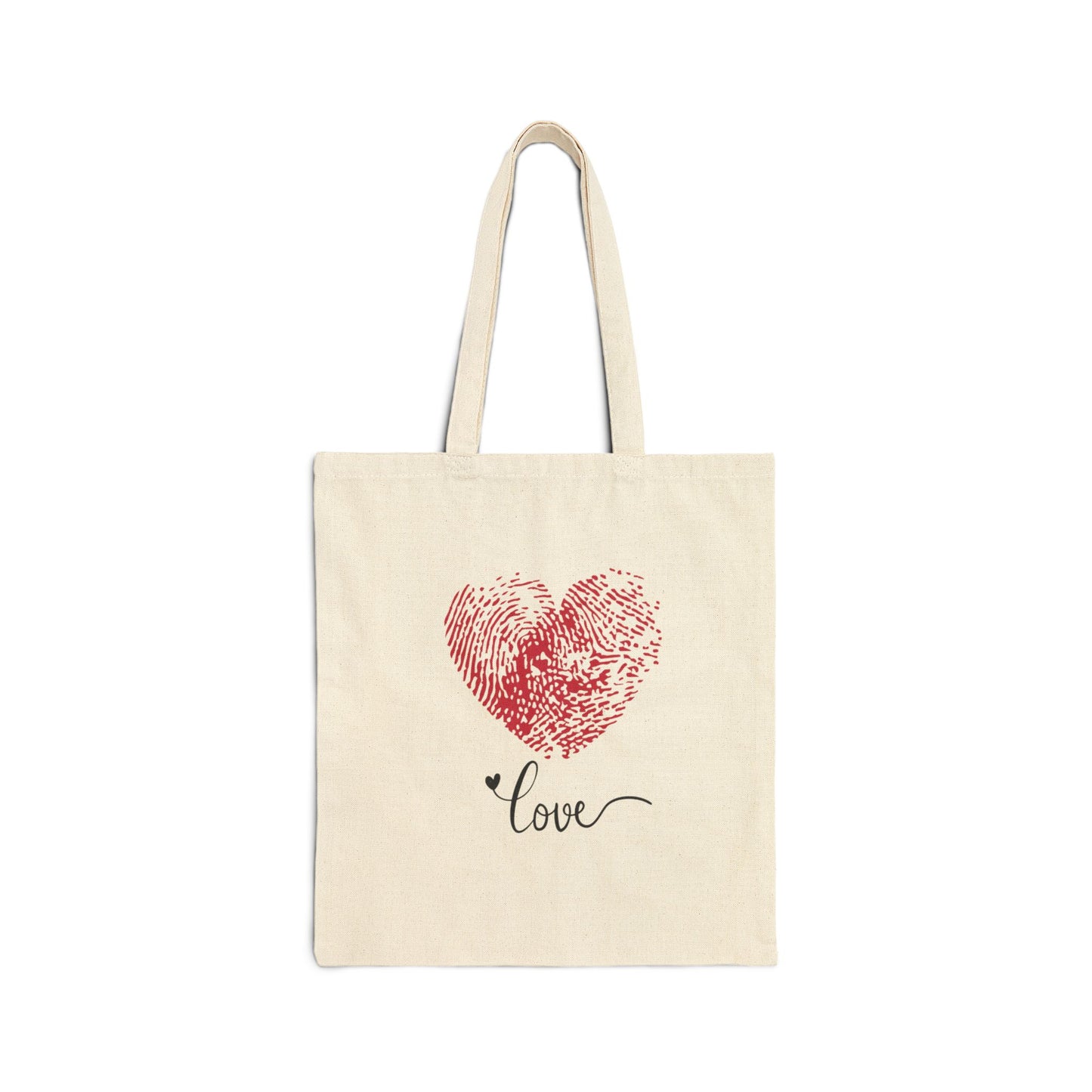 ‘LOVE’ Cotton Canvas Tote Bag