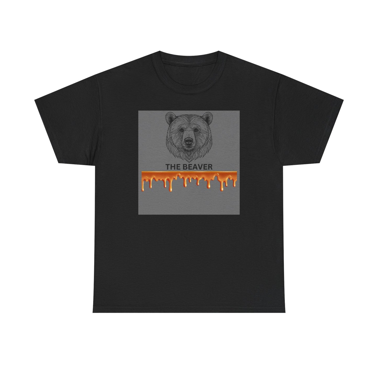 The Beaver Heavy Cotton Tee - Nature-Inspired Graphic T-Shirt