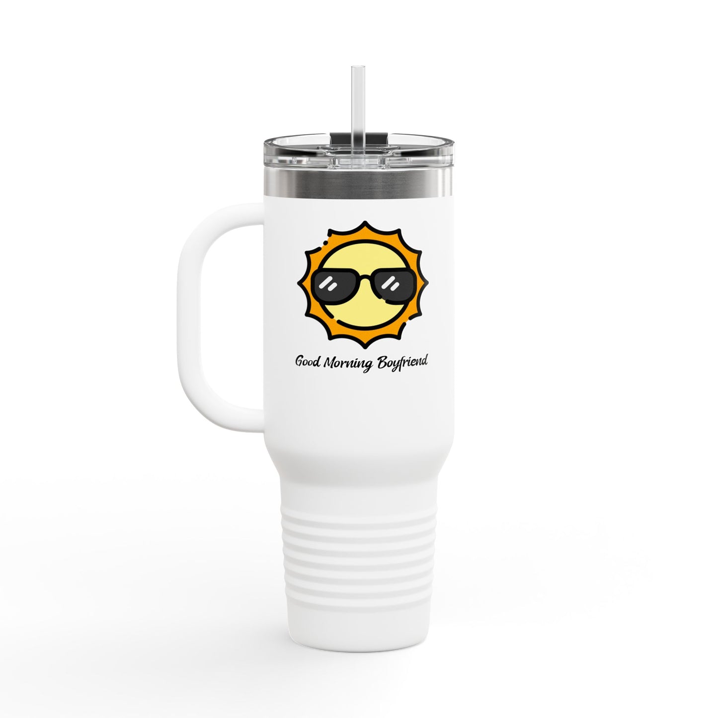 ‘Good Morning Boyfriend’ Insulated Travel Mug, 40oz