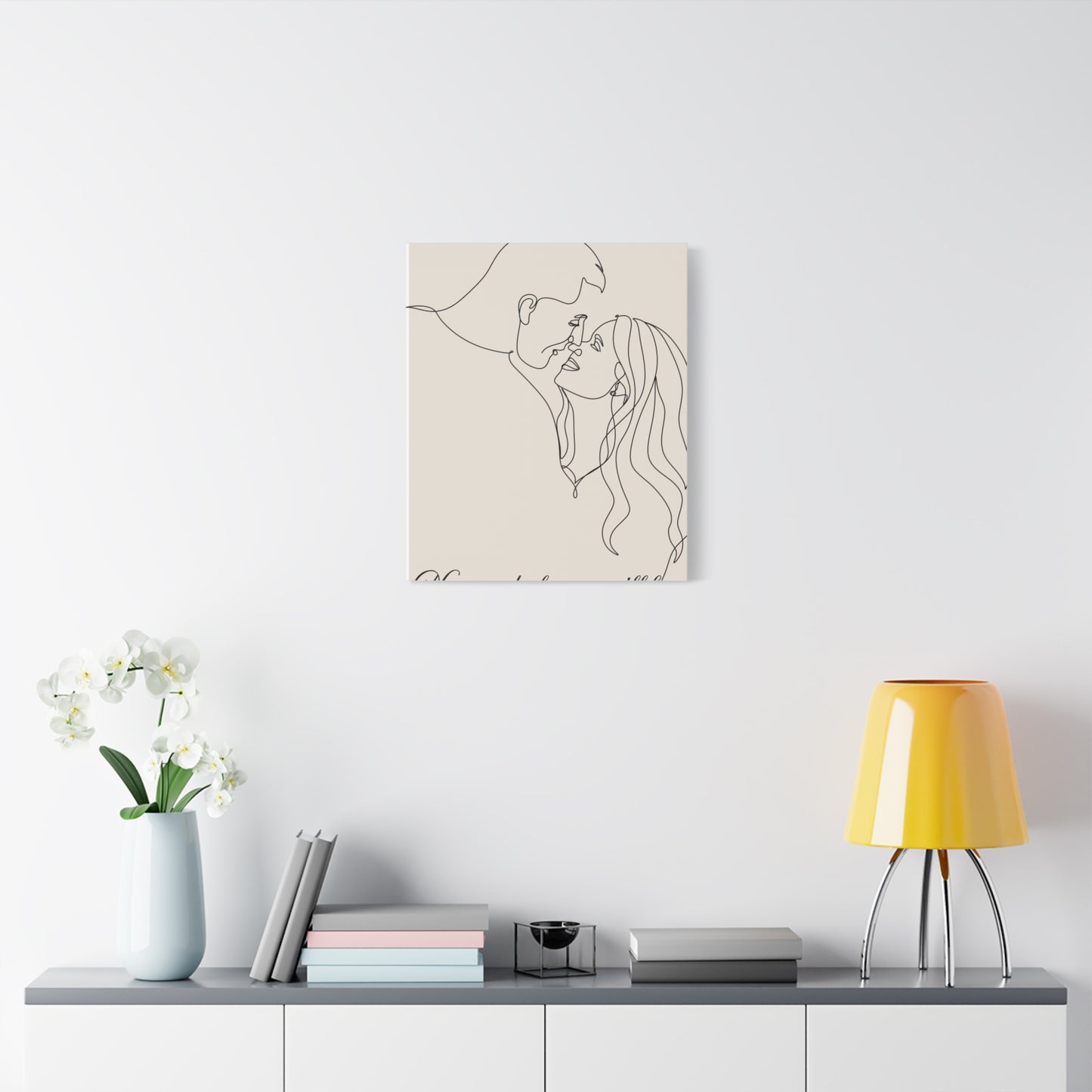 ‘Now & Always will be’ Matte Canvas, Stretched, 1.25"
