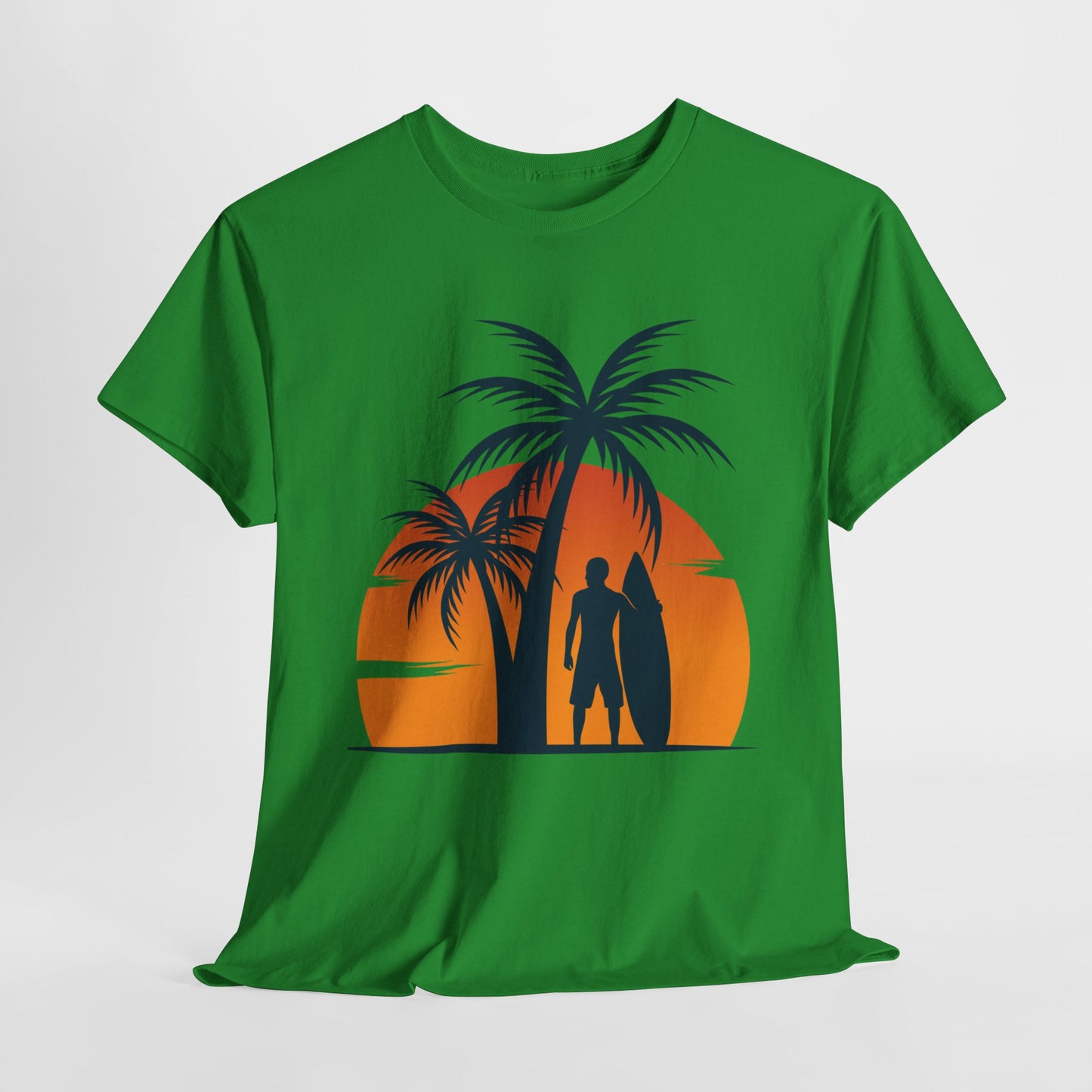 Tropical Sunset Tee, Relaxed Beach Vibes, Perfect for Summer Days, Gift for Beach Lovers, Vacation Essentials, Casual Wear