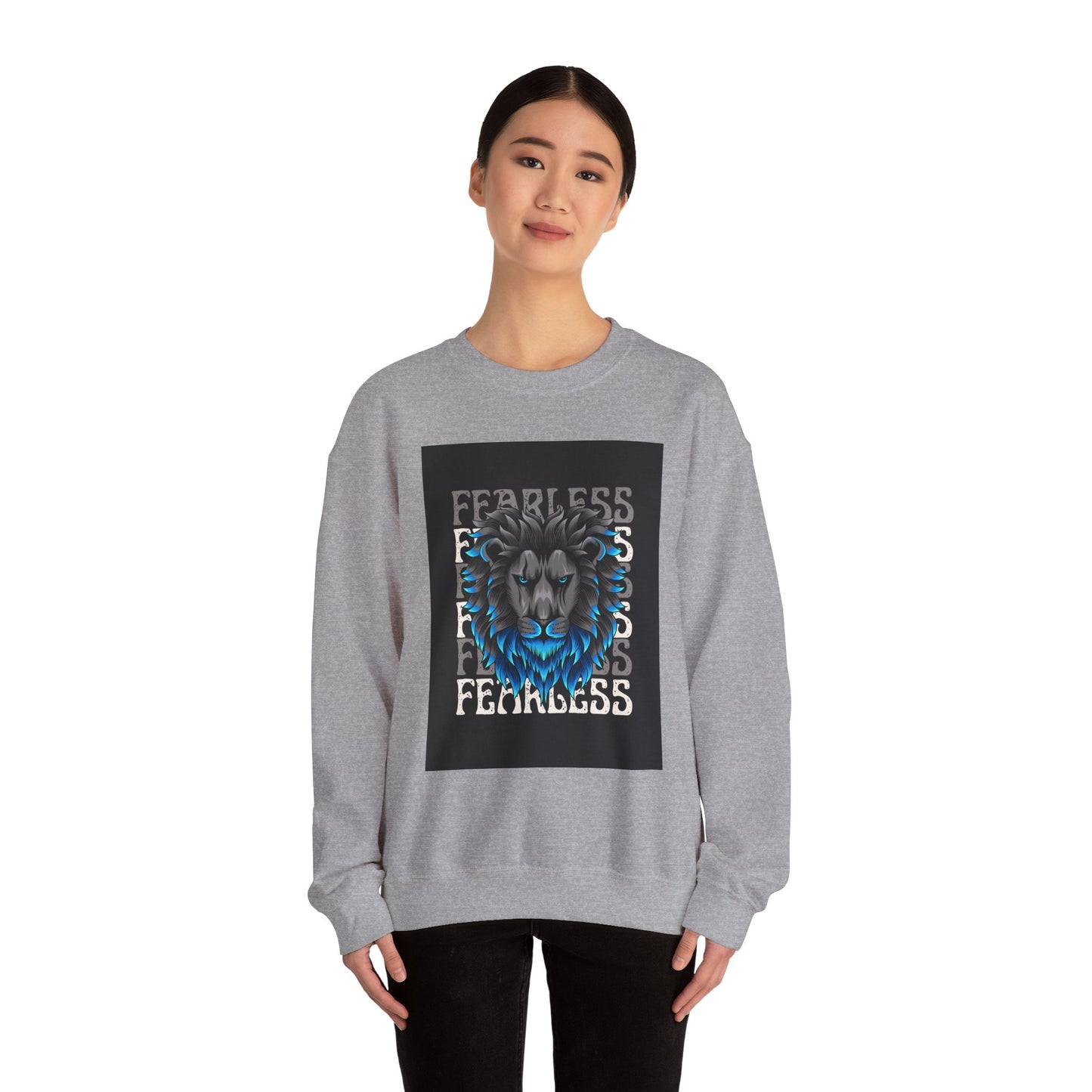 ‘Fearless Blue’ Unisex Heavy Blend™ Crewneck Sweatshirt