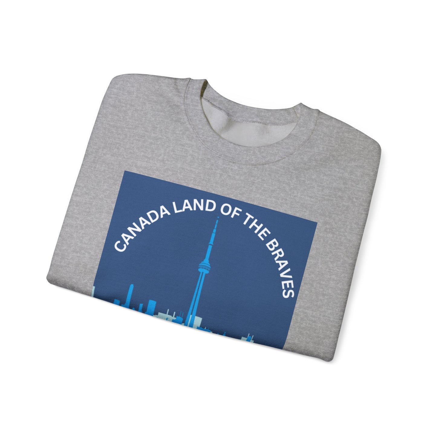 Canada Land of the Braves Crewneck Sweatshirt - Unisex Heavy Blend™