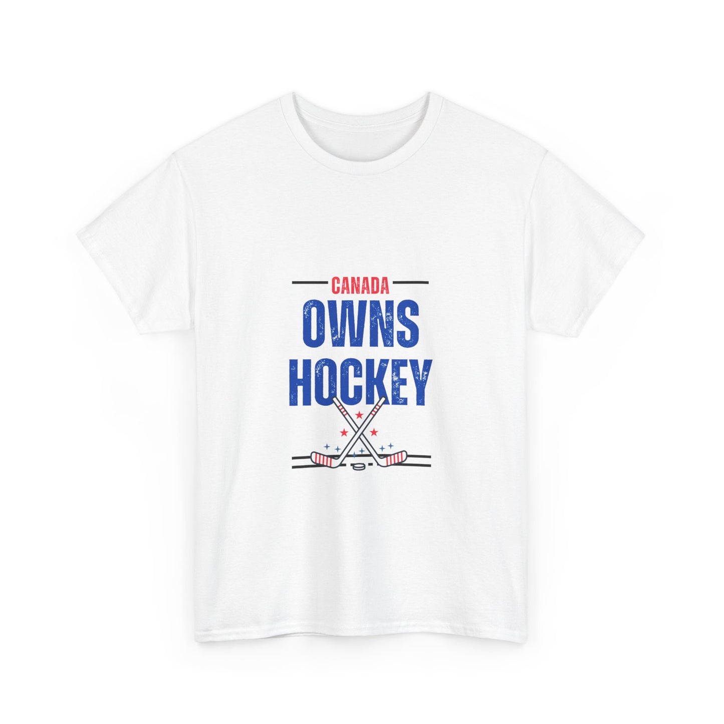 Canada Owns Hockey Unisex Heavy Cotton Tee