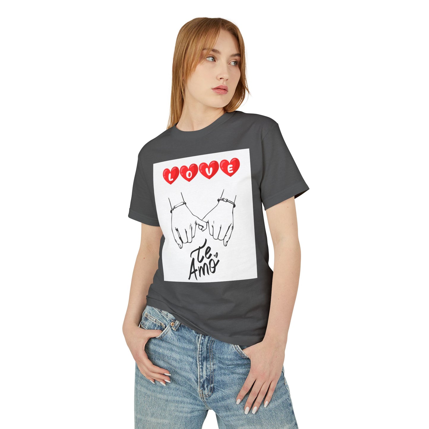 ‘His & Hers Valentines’ Unisex Garment-Dyed Heavyweight Cotton Tee
