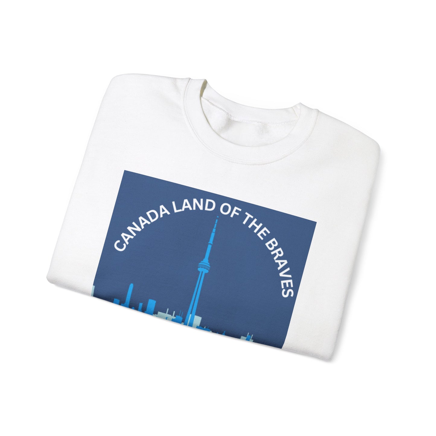 Canada Land of the Braves Crewneck Sweatshirt - Unisex Heavy Blend™
