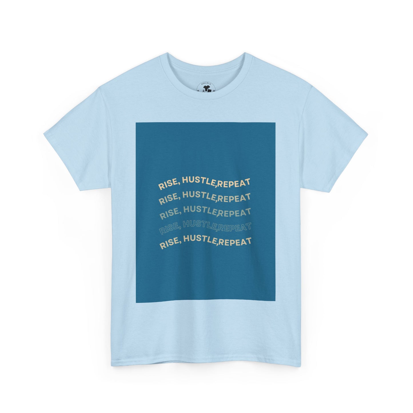 Rise,Hustle, Repeat’ Unisex Heavy Cotton Tee
