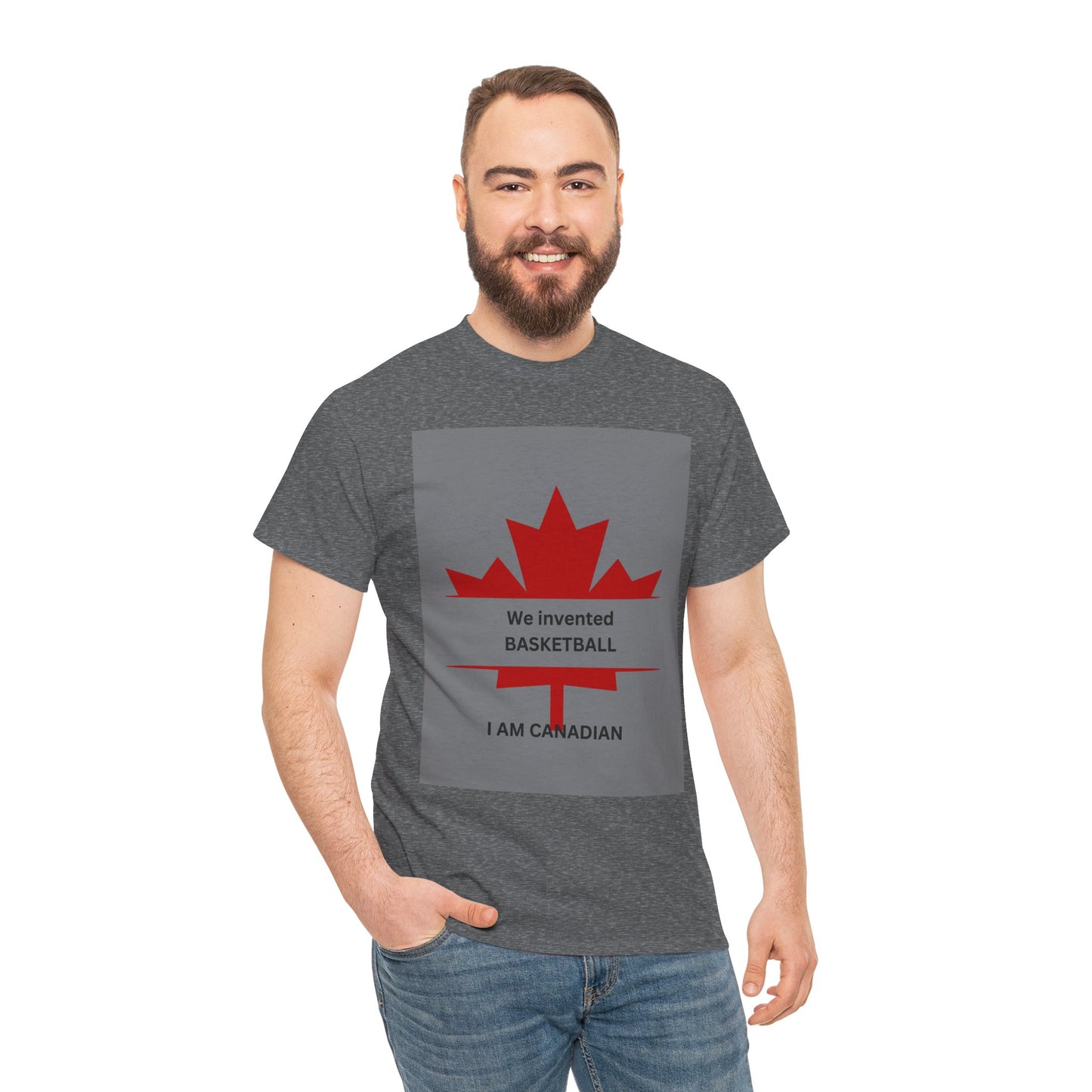 Canadian Basketball Pride Unisex Heavy Cotton Tee