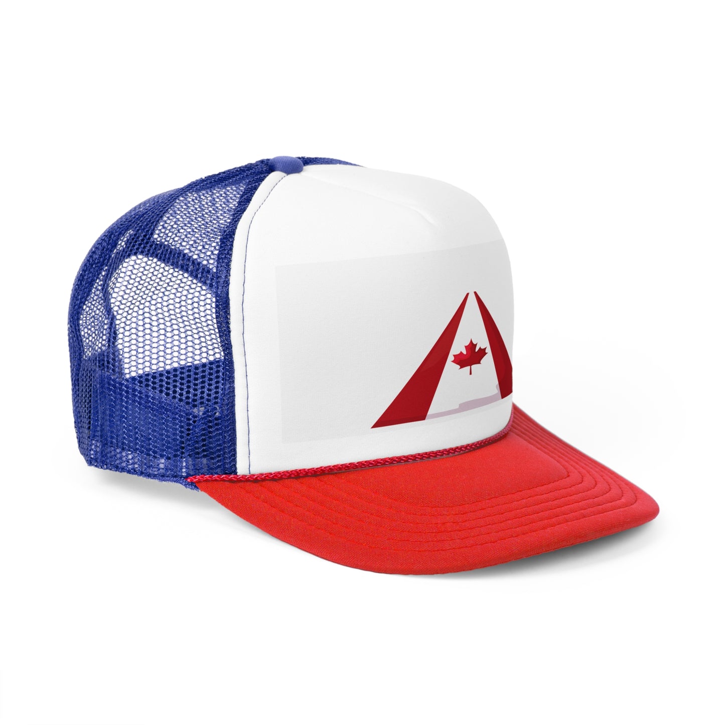 Canada Trucker Cap - Red Maple Leaf Design for Outdoors and Celebrations