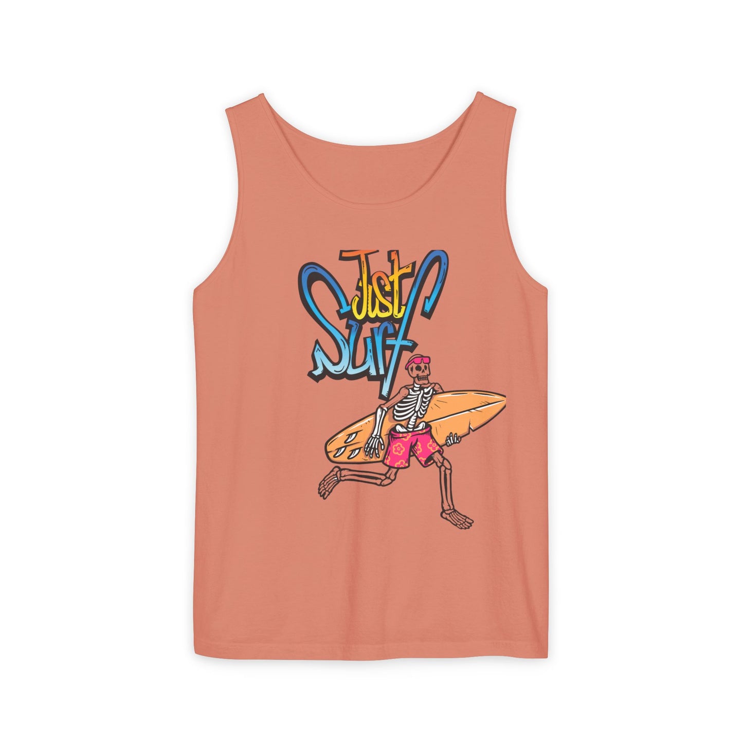 Surf Vibes Unisex Tank Top - Casual Beachwear, Summer Essential, Fun Gift for Surf Lovers, Relaxed Fit, Summer Vacation