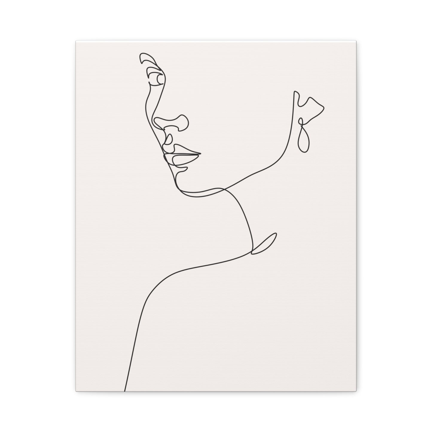 ‘Line Art’ Matte Canvas, Stretched, 1.25"