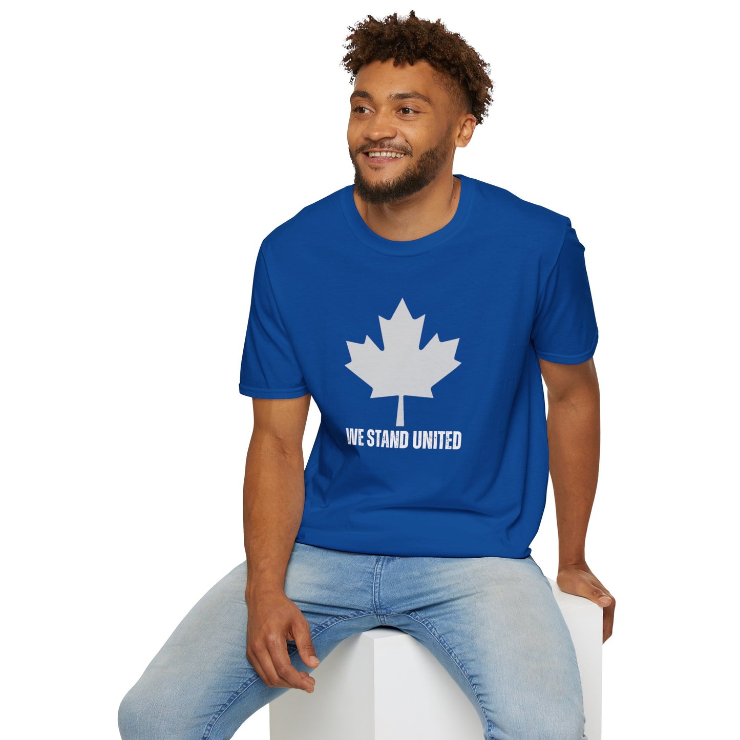 Canada Pride Unisex Softstyle T-Shirt - 'We Stand United'