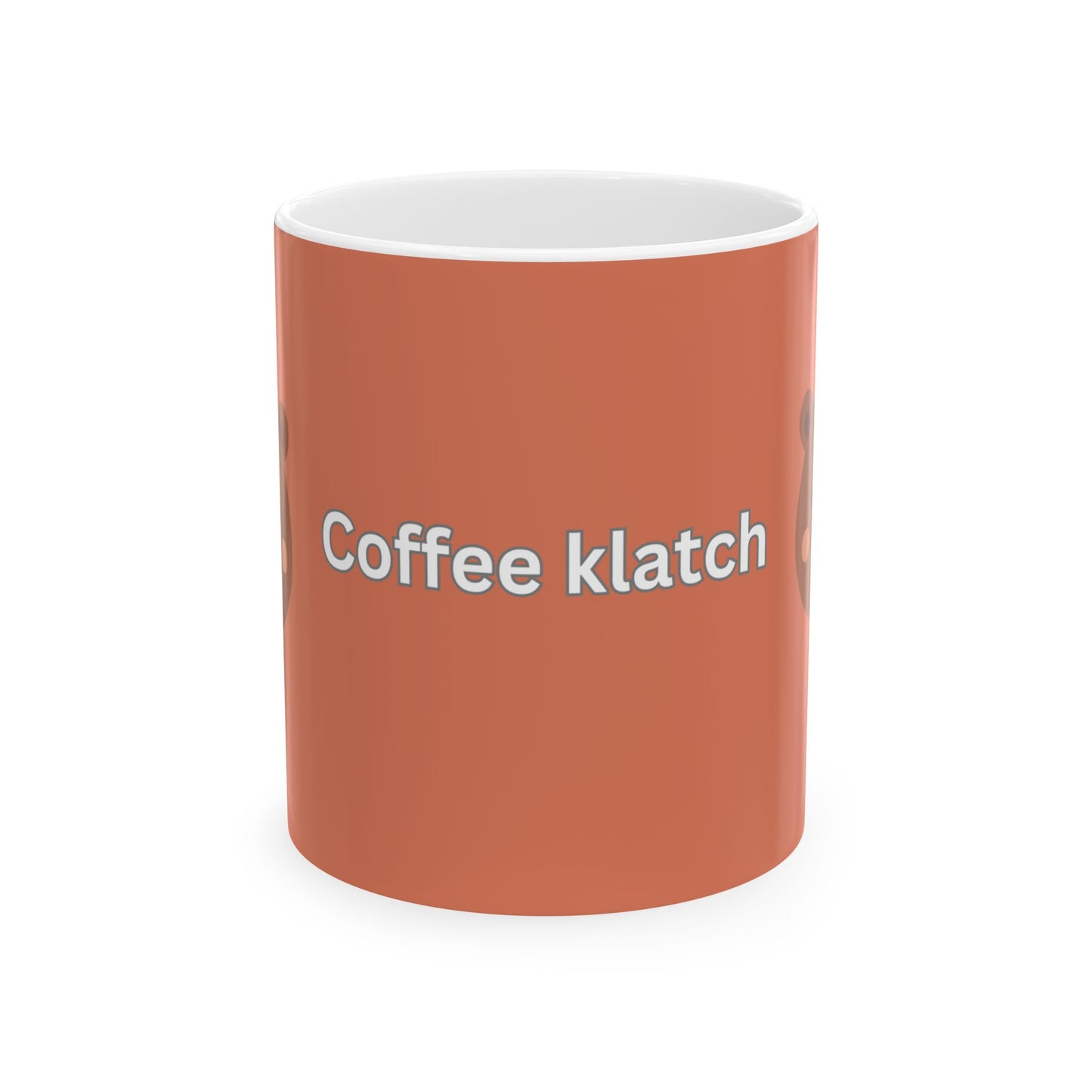 ‘Coffee Klatch’ Ceramic Mug, (11oz, 15oz)