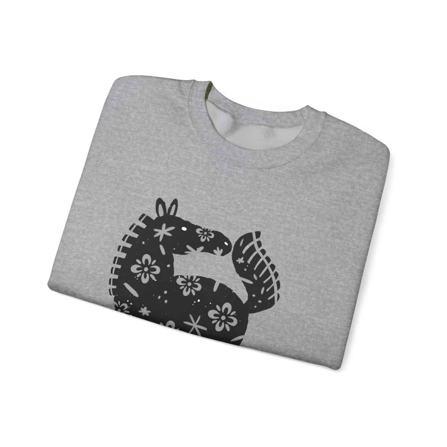 ‘Black Horse’ Unisex Heavy Blend™ Crewneck Sweatshirt