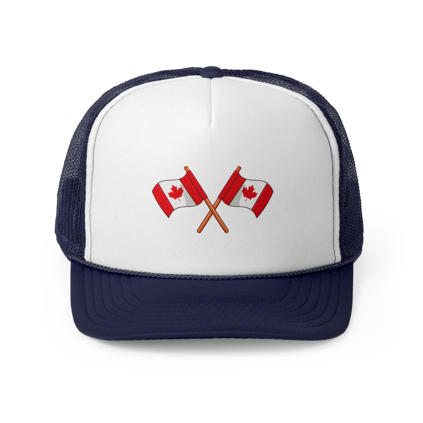 Canadian Pride Trucker Cap - Double Flag Design