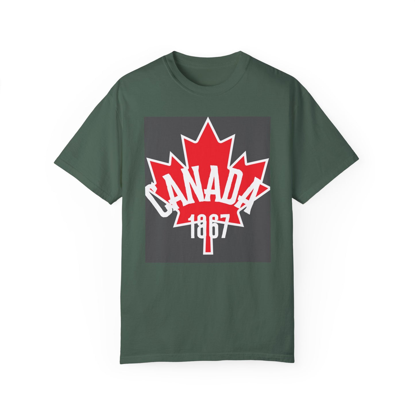 Canada 1867 Unisex Garment-Dyed T-Shirt - Perfect for Canada Day & Casual Wear