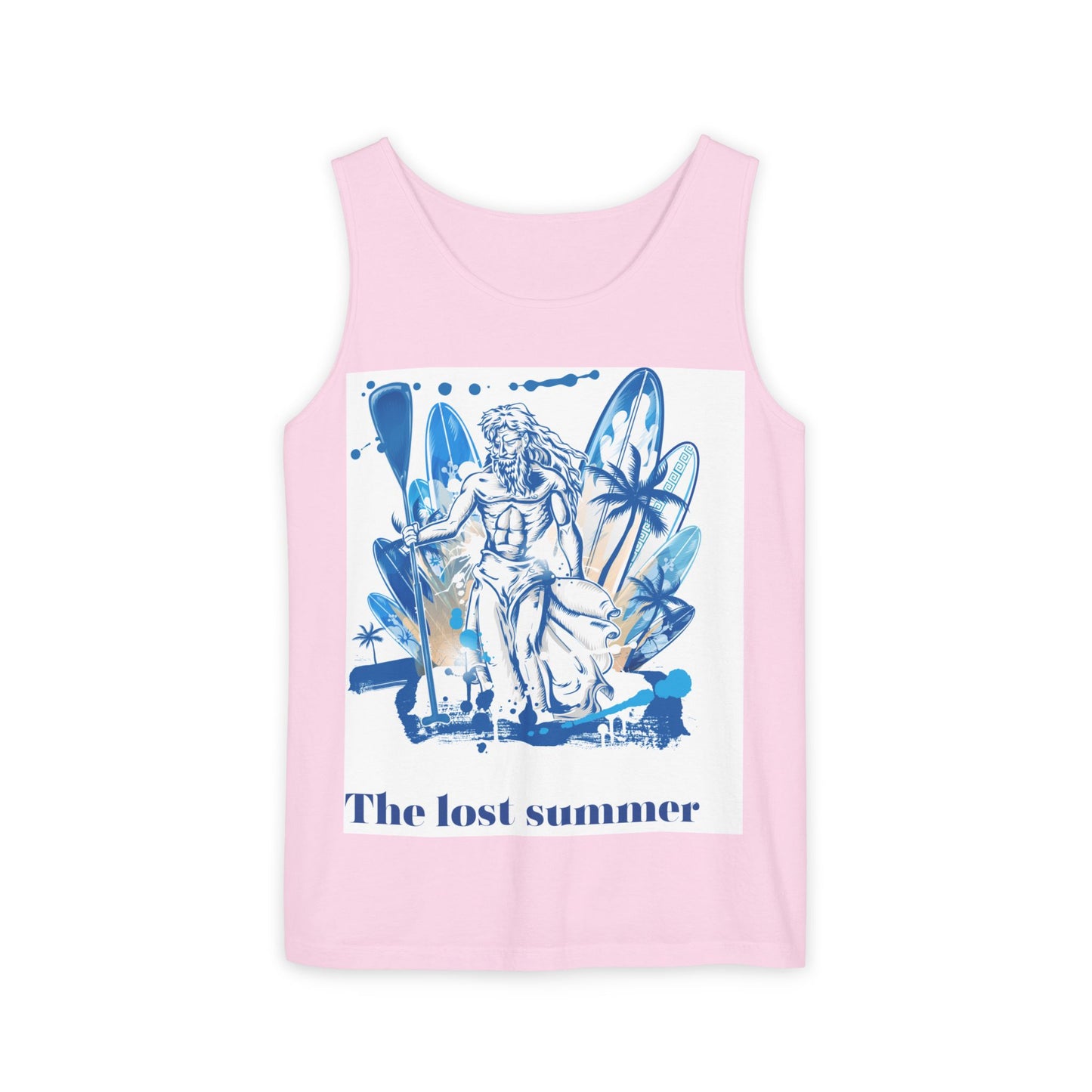 Lost Summer Unisex Tank Top, Beach Wear, Summer Vibes, Casual Top, Vacation Apparel, Gift for Friends