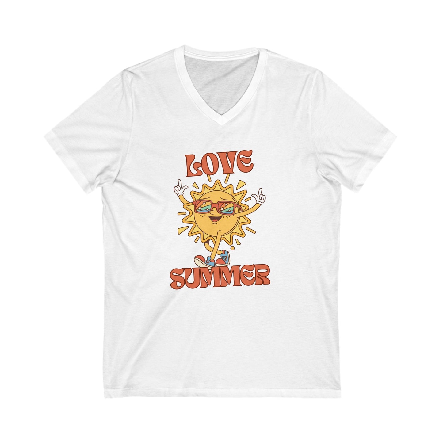 Summer Vibe Graphic Tee - Love Summer Shirt, Cute Summer Top, Unisex Casual Wear, Beachwear, Gift for Sun Lovers