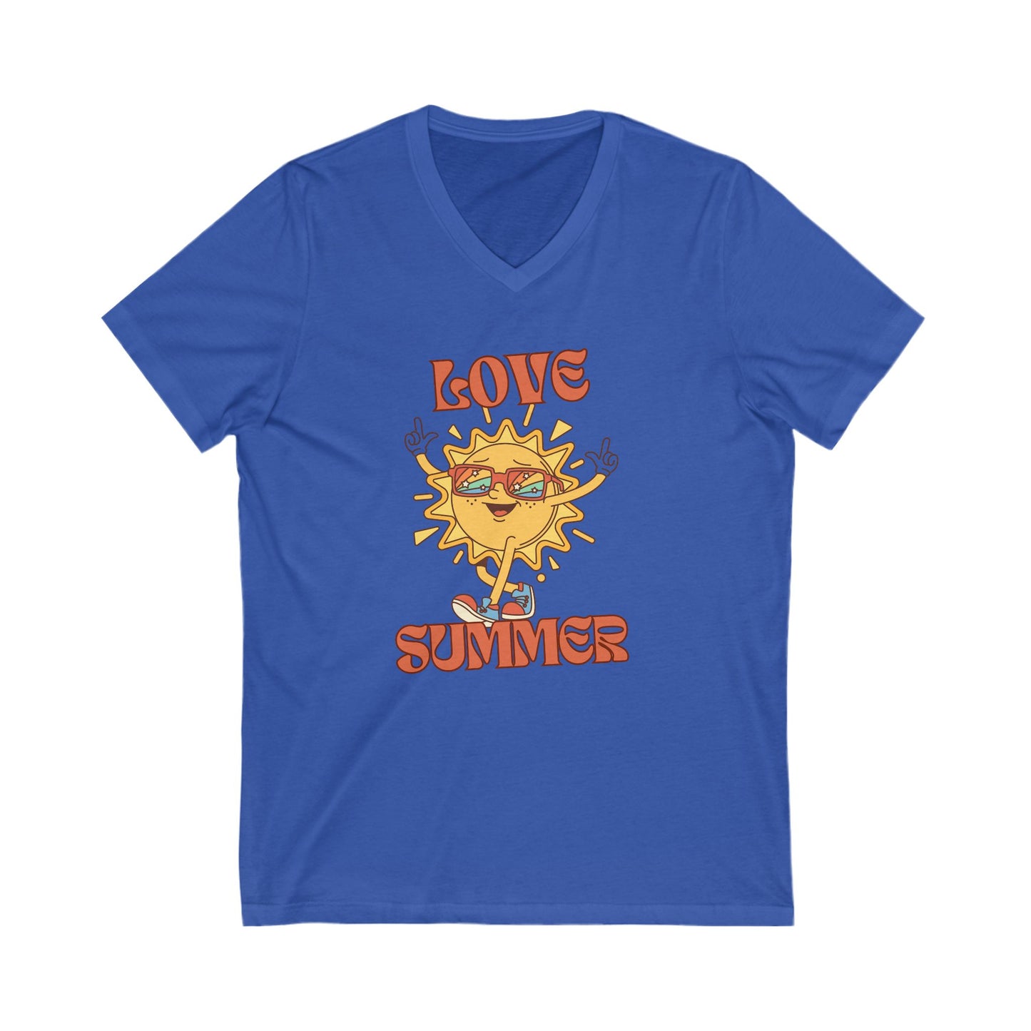 Summer Vibe Graphic Tee - Love Summer Shirt, Cute Summer Top, Unisex Casual Wear, Beachwear, Gift for Sun Lovers