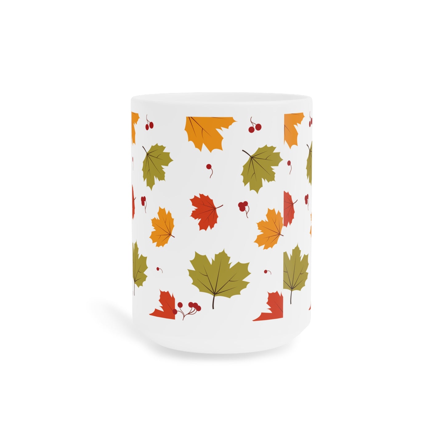 Autumn Leaves Ceramic Mug - 11oz, 15oz & 20oz - Perfect for Fall Cozy Vibes and Gift Giving