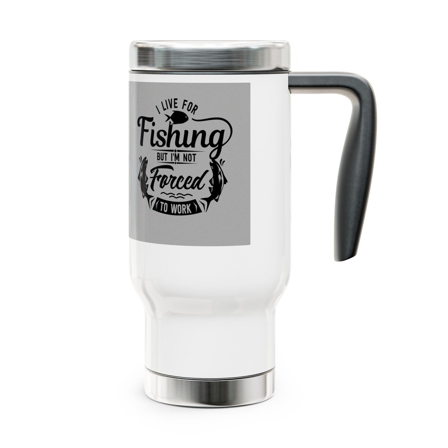 Fishing Enthusiast Travel Mug, Funny Fishing Gift, Stainless Steel Coffee Cup, Outdoor Adventure Mug, Birthday Gift for Him