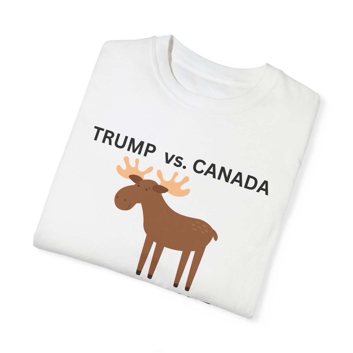 Funny Moose Fight T-Shirt - Trump vs. Canada Unisex Tee