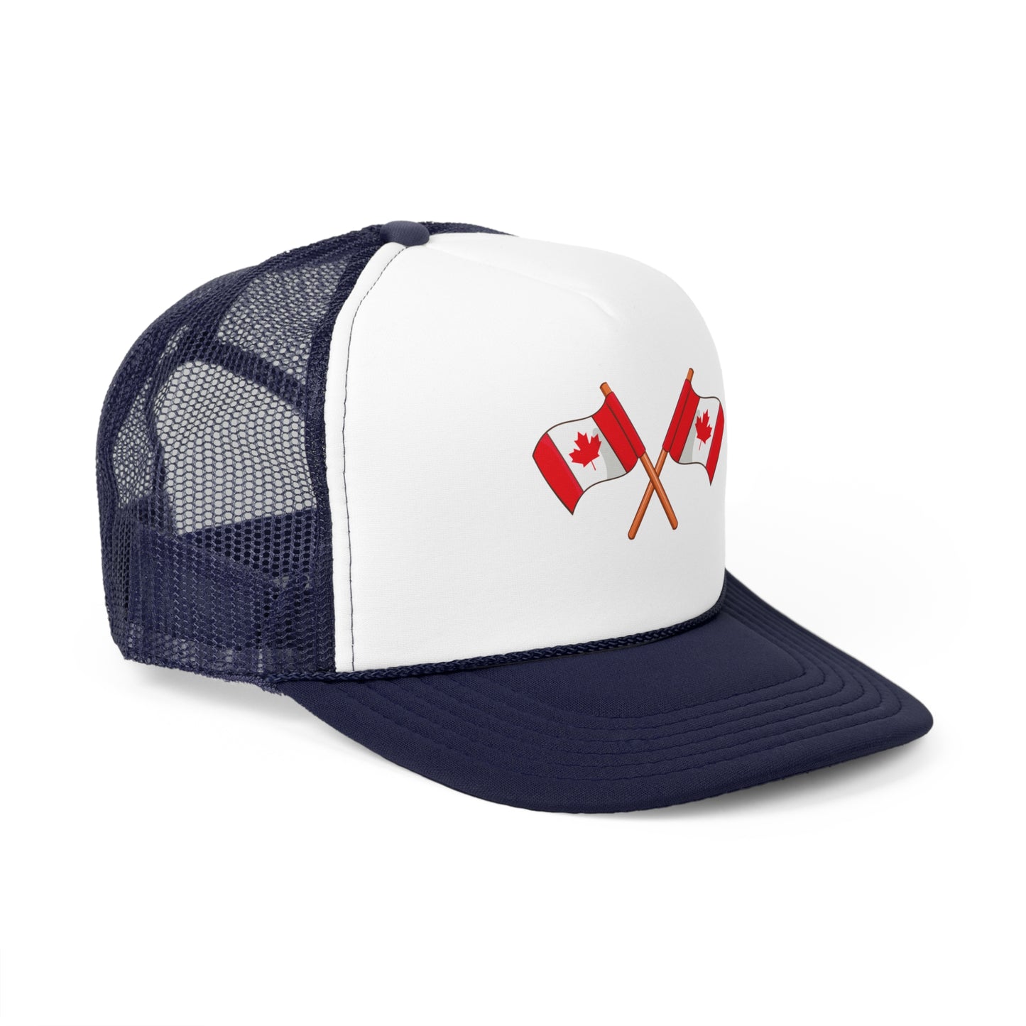 Canadian Pride Trucker Cap - Double Flag Design