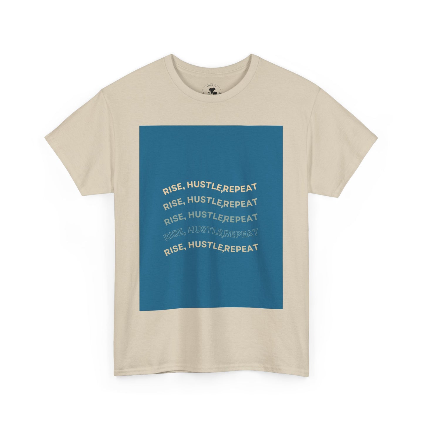 Rise,Hustle, Repeat’ Unisex Heavy Cotton Tee