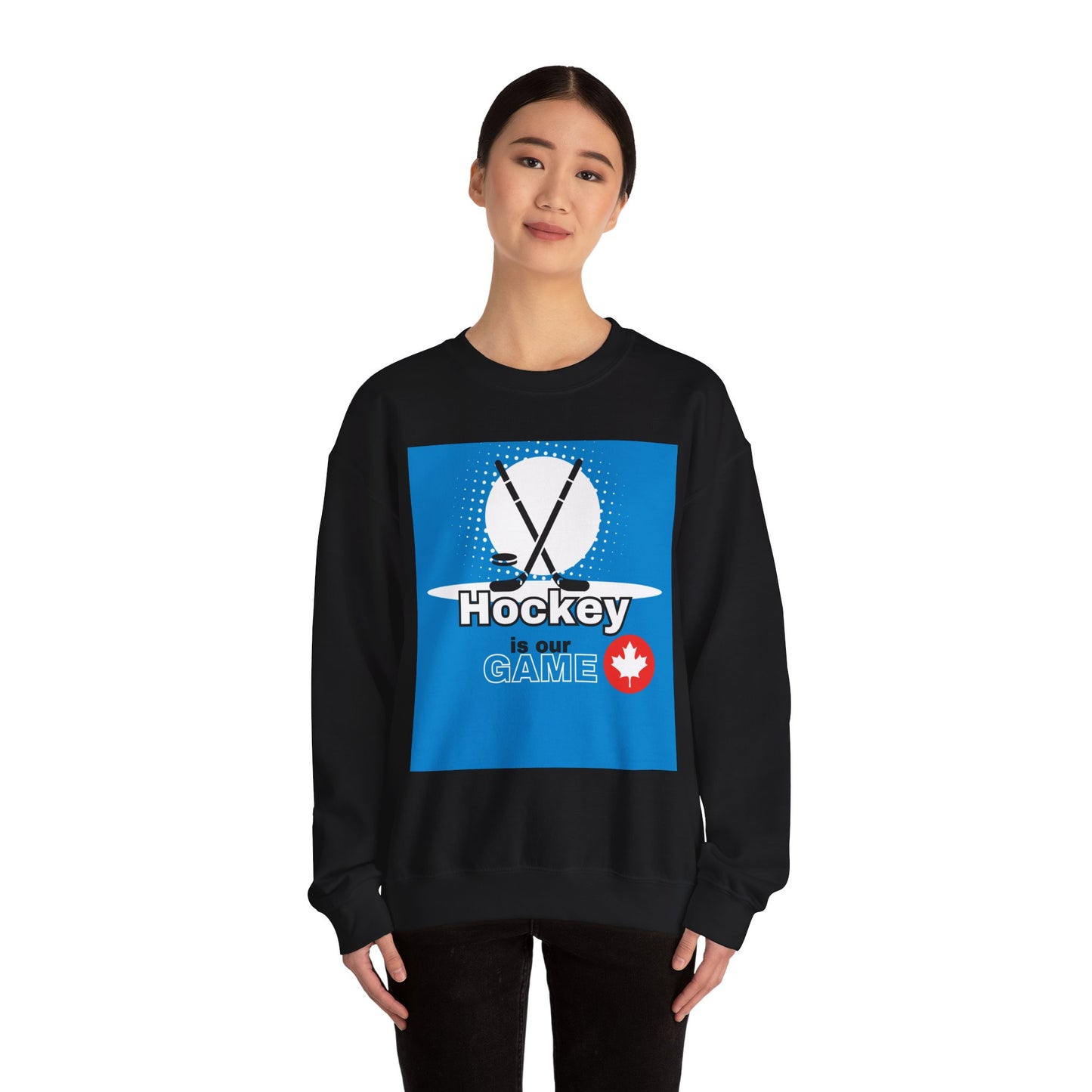 Hockey Is Our Game Unisex Crewneck Sweatshirt