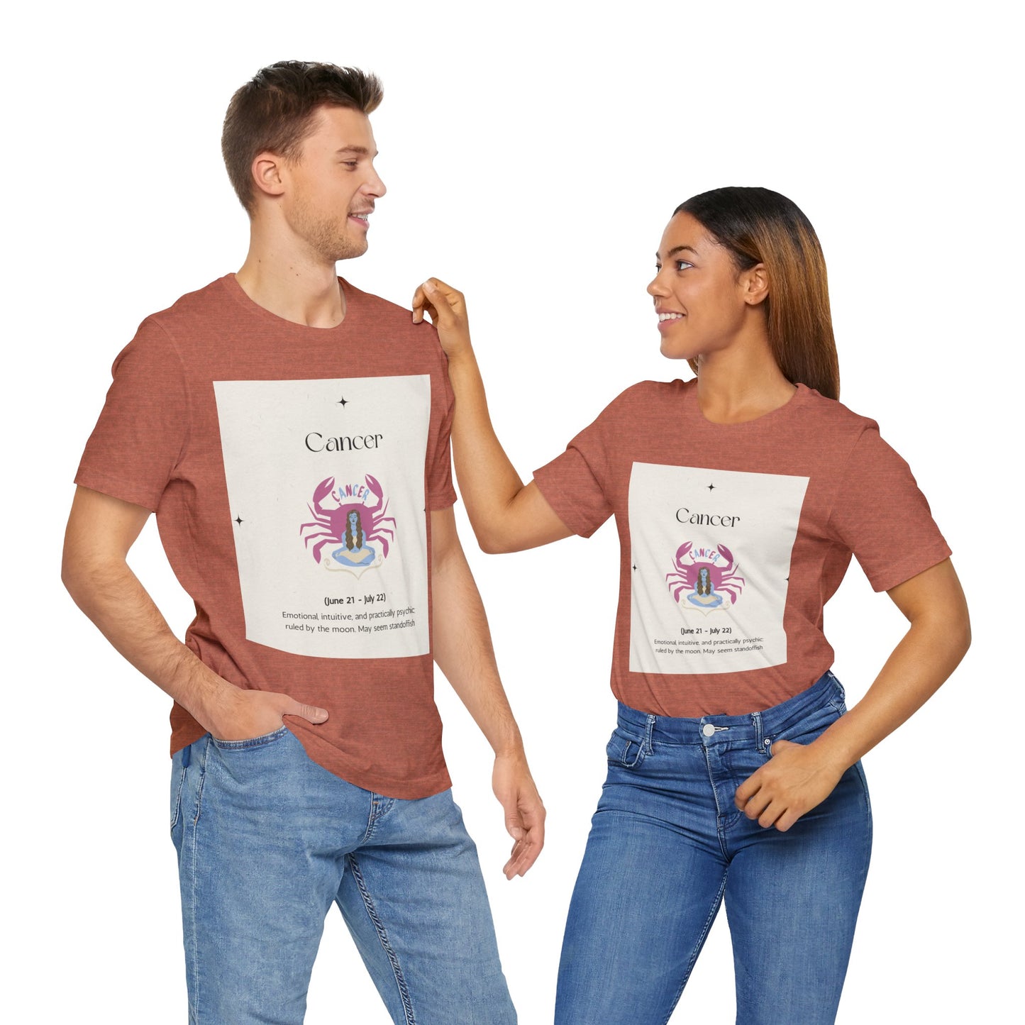 ‘Zodiac sign’ Unisex Jersey Short Sleeve Tee