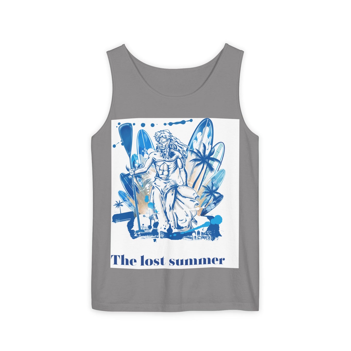 Lost Summer Unisex Tank Top, Beach Wear, Summer Vibes, Casual Top, Vacation Apparel, Gift for Friends