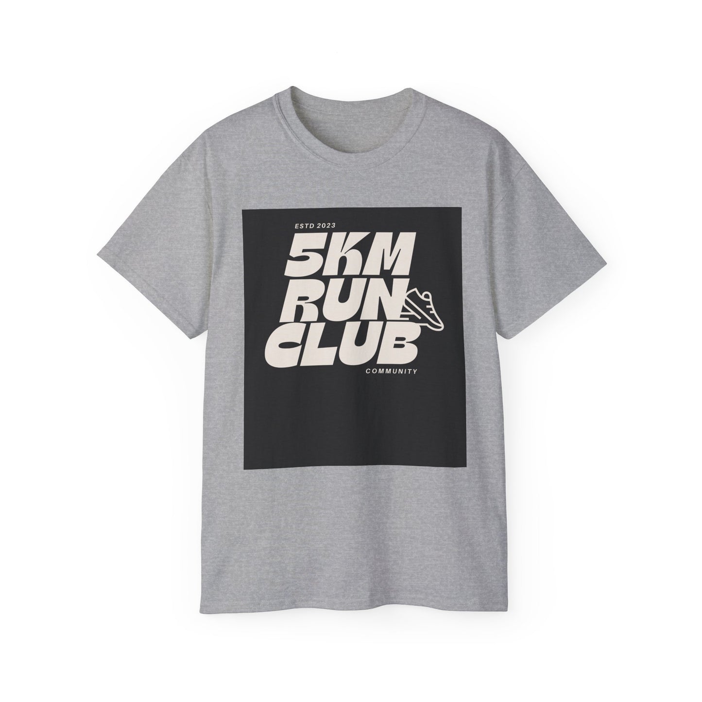 ‘5km Run Club’ Unisex Ultra Cotton Tee